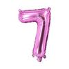 Pequeño Número 16 pulgadas Versión EE. UU. Delgado Decorativo Fiesta de Cumpleaños Comercio Exterior Globo de Papel de Aluminio Globos de Número al por Mayor