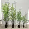 Árbol Artificial Helecho Persa Cola de Caballo Árbol de Maidenhair Helecho Mono Dorado Planta Verde para Paisajismo Decoración de Piso para el Hogar Planta en Maceta