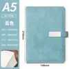 Cuaderno de Negocios a5 al por mayor simple de cuero bloc de notas logo personalizado registro de reunión de oficina b5 en stock cuaderno
