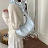 Bolso de Estilo Perezoso para Mujer, Nuevo Primavera Vintage Gran Capacidad Simple Versátil para Viajes Diarios Bajo el Brazo Bolso de Hombro Francés