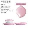 Espejo Peine Mini Portátil Todo en Uno Compacto Plegable para Niña Peine de Bolsa de Aire Peine para Cabello Liso Masajeador de Cabello Peine de Dibujos Animados con Cojín de Aire