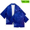 Origem transfronteiriça camisa kimono cardigã de sete mangas impressa em 3D tamanho grande solta casaco moderno masculino e feminino