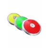 1kg1.5kg2kg Disco de Borracha de Nylon Competição de Atletismo Disco Esportivo Exame de Ensino Médio Padrão Disco de Madeira Sólida Disco de Nylon
