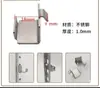 Sujetadores de clip para refrigerador, clips de refrigerador tipo cajón, estantes apilables para vitrinas, accesorios para estantes, soportes para refrigeradores de cuatro puertas