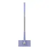 Mopa de toalla facial manos libres, mopa perezosa para limpiar vidrios, mini mopa plana electrostática para eliminar polvo con pinza automática para paño