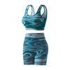 Conjunto de Sutiã Esportivo Europeu e Americano Top Tubo para Treino de Corrida Fitness Roupa Íntima Push-Up Costas Bonitas Conjunto de Colete de Yoga Atacado