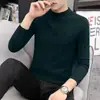 Seleção PremiumCamiseta Térmica Masculina de Manga Longa com Gola Alta Meia-Calça e Forro de Fleece Dupla Face, Roupa Íntima Térmica da Moda