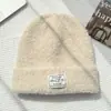 Gorro de Lana Tejido para Mujer 2025 Otoño e Invierno Nuevo Estilo Coreano Engrosado Artefacto Cálido de Invierno