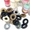 Diadema Gruesa Color Café con Leche para Cola de Caballo Alta para Mujeres, Alta Elasticidad, Cuerda para el Cabello Duradera, Anillo para el Cabello, Banda de Goma, Accesorios para el Cabello