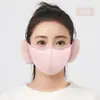 Otoño e Invierno Colágeno Terciopelo Cálido Transpirable Simple Color Puro Máscara Cálida A Prueba de Viento y Polvo Máscara de Ciclismo Hidratante y Nutritiva