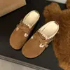 Zapatos casuales súper populares de suela blanda para mujer, nuevo estilo primavera/otoño 2026, mulas cerradas sin cordones, para uso exterior, pantuflas de maternidad, zapatos de vestir