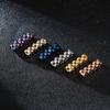 Anillo de titanio y acero nuevo europeo y americano diseño de cadena de reloj joyería hip hop acero inoxidable estilo simple para hombre venta al por mayor