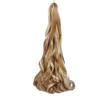 Cabelo de crochê ondulado solto francês, peruca de trança suja africana, rolo de onda grande