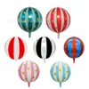 Globos 4D Redondos de 22 pulgadas Impresos con Rayas de Estrella para Fiestas de Cumpleaños, Globos de Decoración para Centros Comerciales KTV en Stock