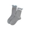 Calcetines modernos hasta la pantorrilla para mujer con lindas rayas de animales de dibujos animados y encaje, calcetines largos holgados estilo universitario coreano