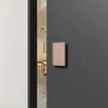 Maçaneta de Porta de Madeira em Liga de Alumínio para Clube de Spa para Pés Maçaneta de Porta Deslizante de Abertura Dupla para Sala Privada Maçaneta de Porta com Design Original Chinês