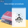 Saco de embalagem de roupa, saco transparente pe zíper, plástico fosco, saco auto-selante grosso, saco de embalagem de roupas pode ser personalizado logotipo