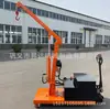 Grúa de Brazo Único para Obra Shengda Machinery Grúa Móvil Hidráulica Pequeña Carretilla Elevadora Telescópica Plegable