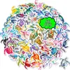 56 Adesivos Coloridos de Tartaruga Marinha, Adesivos Decorativos para Caderno Estilo Aquarelado, Adesivos Decorativos Impermeáveis para Caderno DIY