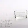Venta Directa de Fábrica Portavelas Tipo Velita 13 # 5.2*3.2 Taza Recta 8031 Lámpara de Queroseno de Vidrio Portavelas Pequeño