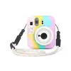 Adecuado para Polaroid Mini13 Estuche Protector de Color Sólido Set de Silicona para Cámara Resistente al Desgaste Anticaída Carcasa Blanda Estuche Ajustado con Correa