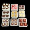 Molde Pequeño de Silicona para Juguetes Squishy, Oso, Fresa, Corazón de Chocolate, Molde de Silicona de Grado Alimenticio