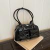 Bolso de Hombro Único con Lazo Plisado para Mujer 2026 Nuevo Estilo Bolso Almohada de Mano Bolso de Bolos Bolso de Viaje de Moda