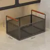 Estante de Almacenamiento para Mochilas Debajo del Escritorio Caja de Libros Móvil Cesta para Libros Para Estudiante Aula Caja de Almacenamiento de Libros Carrito Pequeño de Pie