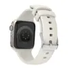 Adecuado para Apple Watch Ultra 9876543210 Generación, Correa de Silicona para Reloj de Color Sólido Estilo Hebilla de Hierro de Doble Anillo