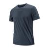 Camiseta de protección solar resistente a los rayos UV para hombre, verano, running, deportes, top transpirable, seda de hielo, secado rápido, manga corta, antiarrugas