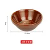 Cuenco para Platos al Vapor Glaseado Rojo Cuenco de Cerámica Gruesa Estilo Antiguo Cuenco para Vino Pequeño Cuenco de Porcelana Comercial Cuenco para Arroz Cuenco para Salsa Dip Cuenco de Cerámica para Platos Estofados al Vapor
