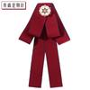 Toga de Licenciatura Estilo Universitario con Corbata de Moño, Collar para Foto de Graduación, Accesorio Floral para Escote, Corbata de Moño para Camisa de Azafata de Banco, Estrella de Ocho Puntas