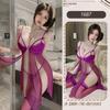Lencería Sexy, Pura Pasión, Encaje Sexy, Tentación de Corte Bajo, Botonadura Frontal Atractiva, Malla Transparente Coqueta, Pijama de No Quitar para Mujer