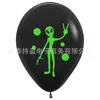 Balão de Filme de Alumínio em Forma de Alienígena Novo Produto Transfronteiriço Layout de Cena para Festa de Aniversário Infantil de Nave Espacial Disco Voador