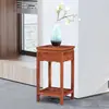 Suporte de Flores de Madeira Maciça Estilo Chinês Multi-Camadas Mogno Jacarandá Madeira Asa de Frango Sala de Estar Suporte Único Chinês para Flores Suporte para Bonsai Metabo