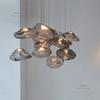 Luz Nórdica para Escaleras de Dormitorio Forma de Nube para Sala de Estar Comedor Bar Villa Hotel Habitación Modelo Araña de Cristal Transfronteriza