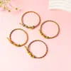 Pulseras Tejidas del Festival del Bote del Dragón DIY Pulseras Tejidas Hechas a Mano para la Paz y la Alegría, Pulseras de Colores Zongzi para Niños Regalo