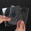 Saco plano de PVC transparente, saco plástico para alívio de estresse, bolsa de armazenamento de pulseira para acessórios de brinquedo à prova de poeira, saco de embalagem selado