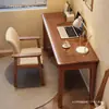 Mesa de Madeira Maciça Apartamento Pequeno Casa Adulto Mesa Longa Moderna Minimalista Estudante Estudo Mesa de Escrita Mesa de Computador