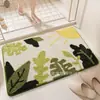 Alfombrillas de Baño Imitación Cachemira Fresca, Alfombrillas Absorbentes de Agua y Resistentes a Manchas, Alfombras Decorativas de Fácil Cuidado para Sala de Estar, Felpudos para Puerta de Entrada