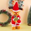 Árvore de Natal que canta e dança pelúcia de balanço elétrica brinquedo de Natal árvore de Natal dançante brilhante Natal Halloween