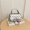 Otoño 2026 Nuevo Bolso Cuadrado Pequeño de Lunares para Mujer Fresco Gran Capacidad Bolso de Hombro de Mano Moda Bolso Pequeño Venta al por Mayor Bolso de Mujer