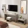 Set de Gabinetes para Maletas de Hotel, Mesa Específica para Hotel y Casa de Huéspedes, Mesa Larga Completa de Dormitorio Estándar, Mueble para TV
