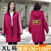 Ropa de Exterior Anti-Manchas Cálida Chaqueta Otoño e Invierno Abrigo con Forro Polar Estampado Engrosado Resistente a la Suciedad Cortavientos Ropa de Trabajo Chaqueta de Manga Larga para Mujer