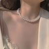 Collar de Perlas Shijia para Mujer Diseño Nicho Lujo Accesible Moda de Alta Gama Elegante Cadena Clavícula Cadena para Cuello Cadena para Suéter Cadena de Cuentas