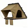 Tienda de campaña triangular de techo de gran espacio de 130 cm con puerta frontal, toldo de lluvia Oxford 600D, escalera plegable de aluminio estándar de 2,3 metros