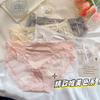 Ropa interior francesa de seda pura sin marcas, fina, transpirable, de algodón puro, con entrepierna a media cintura y encaje sexy para mujer.
