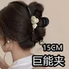 Presilha de cabelo marrom estilo francês para mulheres, moderna e versátil, com toque de luxo, presilha de tubarão, novo modelo 2026, acessório de cabelo tipo garra Maillard