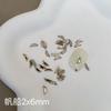 Celebridad de Internet tamaño pequeño Taladro de Uñas Elegante Champán Blanco Mixto Broca de Vidrio Plano Super Flash Mini Taladro de Uñas