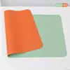 Alfombrilla Gruesa Impermeable y a Prueba de Aceite de Doble Cara para Escritorio de Laptop Transfronteriza con Alfombrilla de Ratón de Cuero de Alta Gama